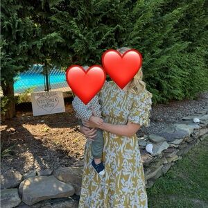 THML Green and Blue Patterned Dress